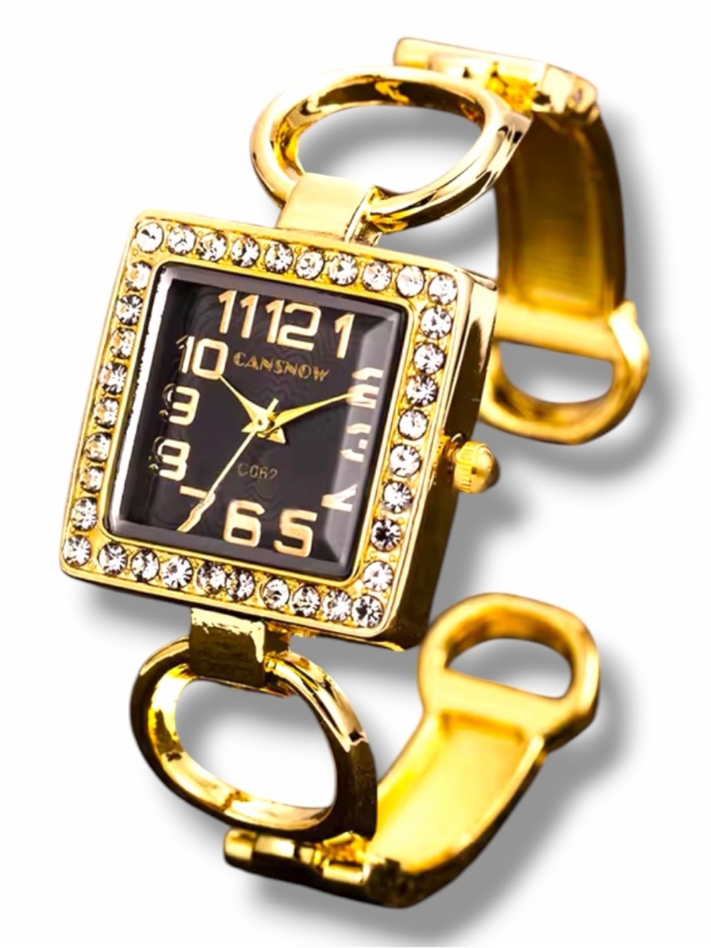 Women's Gold-Tone Crystal Bracelet Watch - Gold